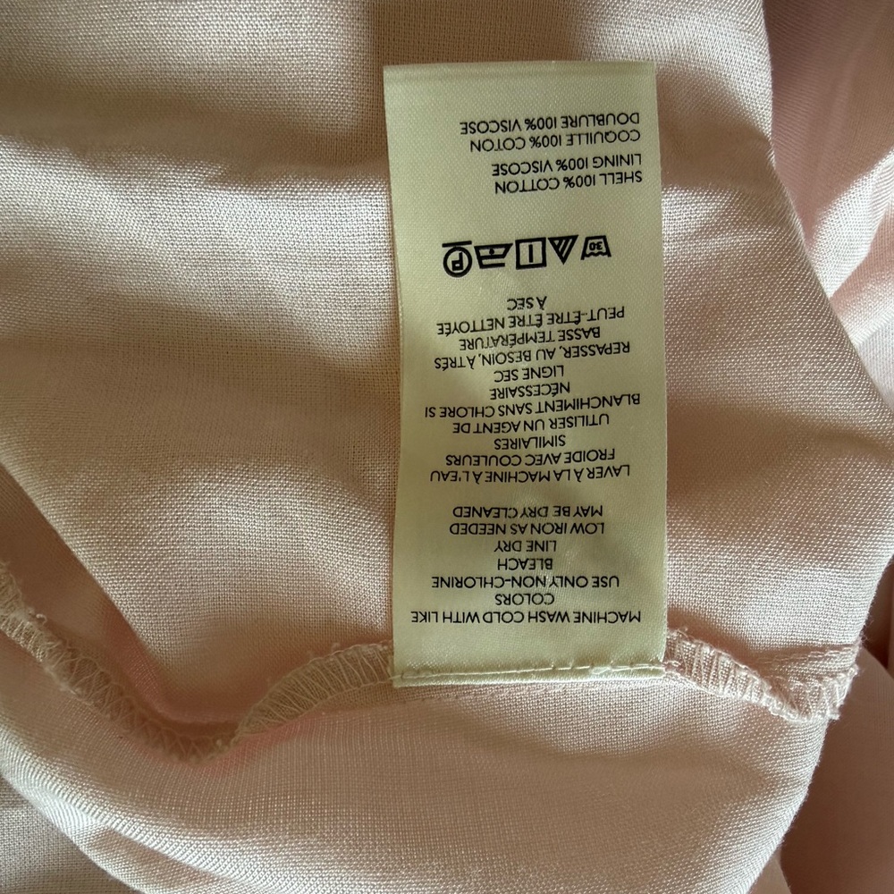 Anthropologie Dusty Blush Embroidered Floral Maxi Dress - Picture 4 of 4